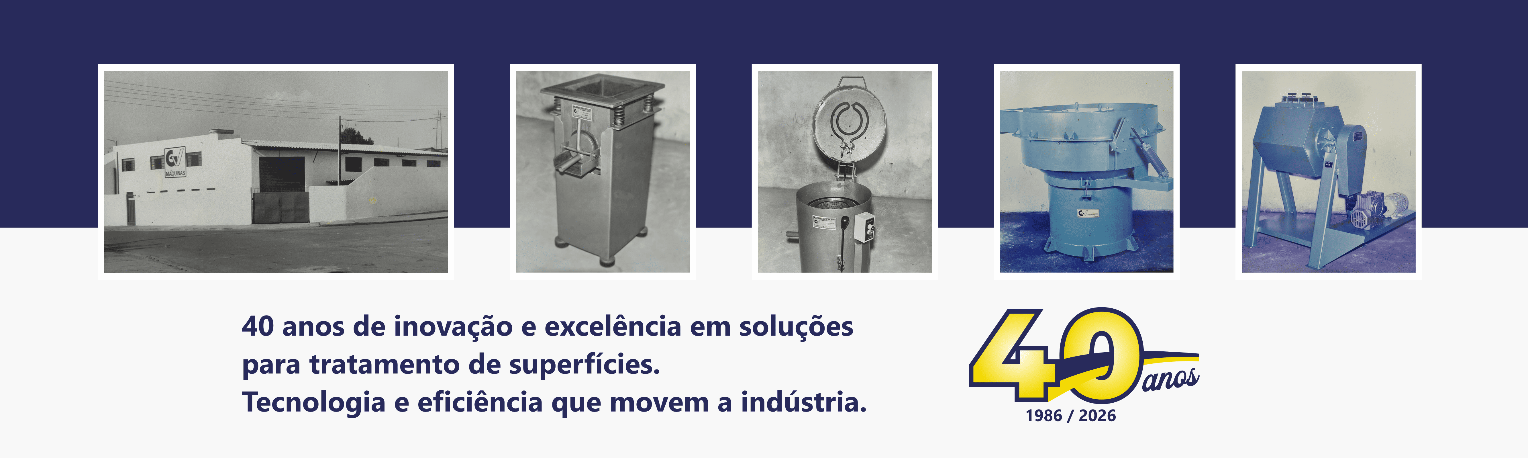 GV Máquinas 40 anos
